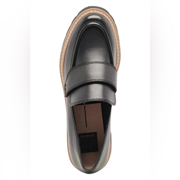 Dolce Vita Halona Loafers Black Leather - Picture 6 of 8